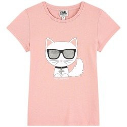 KARL LAGERFELD KIDS Girls short sleeves tee shirt