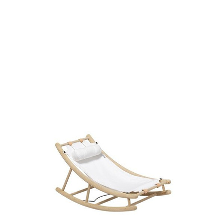 OLIVER FURNITURE WOOD TODDLER ROCKER, OAK/WHITE
