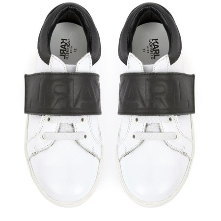 KARL LAGERFELD KIDS Leather sneakers