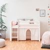  HOPPEKIDS  ECO Luxury łóżko Łóżko na niskiej antresoli z pionową drabinką 70x160 cm