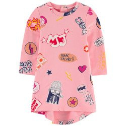 KARL LAGERFELD KIDS Pink printed dress