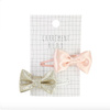 CARRÉMENT BEAU Pink & Beige Hairclips (2 Pack)