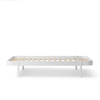 OLIVER FURNITURE WOOD LOUNGER BED 120, WHITE