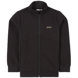 BOSS KIDS Two Material Hooded Cardigan Suit