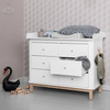 OLIVER FURNITURE WOOD NURSERY TOP LARGE, FOR DRESSER 6 DRAWERS
