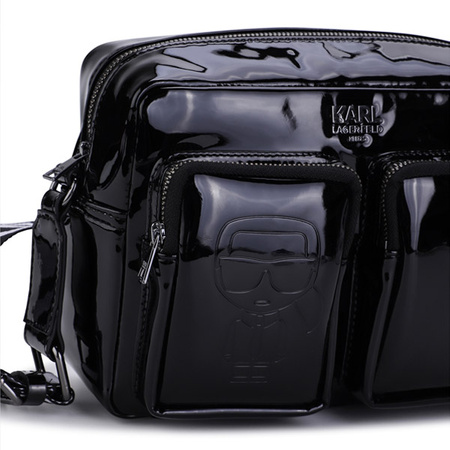KARL LAGERFELD Kids Girls MINI MI Crossbody bag in black