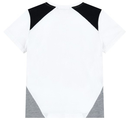 KARL LAGERFELD Kids Karl T-shirt chłopięcy z krótkim rękawem z nadrukiem 