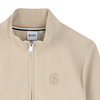 BOSS Kids Boys zipped cardigan, sand
