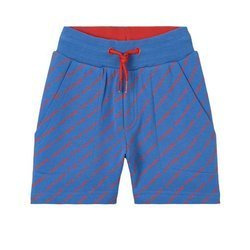 THE MARC JACOBS Spodenki chłopięce niebieskie z nadrukiem logo