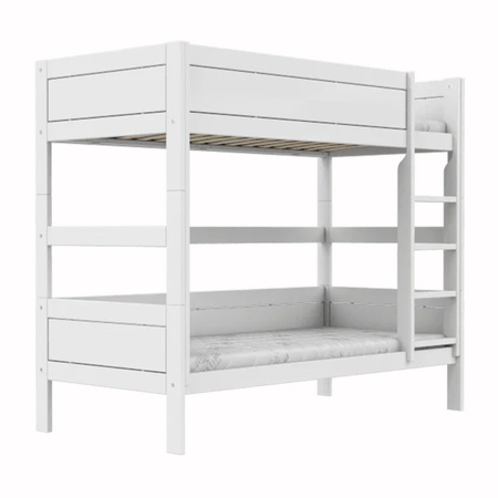 LIFETIME Kidsrooms Łóżko piętrowe 90x200 cm wysokie, białe