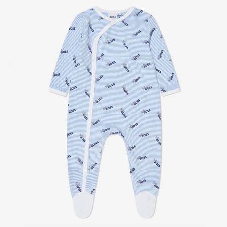 BOSS Kids Baby Boys Organic Cotton Babygrow