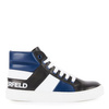 KARL LAGERFELD KIDS Leather high top trainers