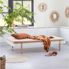 OLIVER FURNITURE WOOD LOUNGER BED 90, WHITE