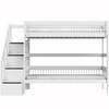 LIFETIME Kidsrooms Bunk Bed with Stairs 90x200 cm - Breeze, White