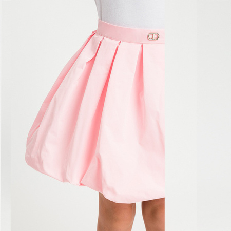 TWINSET Girls woven skirt in pastel pink