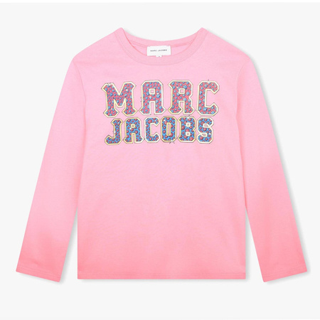 THE MARC JACOBS Girls long sleeves tee-shirt with print in pink