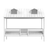LIFETIME Kidsrooms House Bed Beach House (2in1) 90x200 cm, white