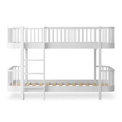OLIVER FURNITURE Wood Original Низьке двоярусне ліжко 90x200 см, біле