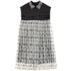 KARL LAGERFELD KIDS Sukienka dziewczęca plisowana czarna