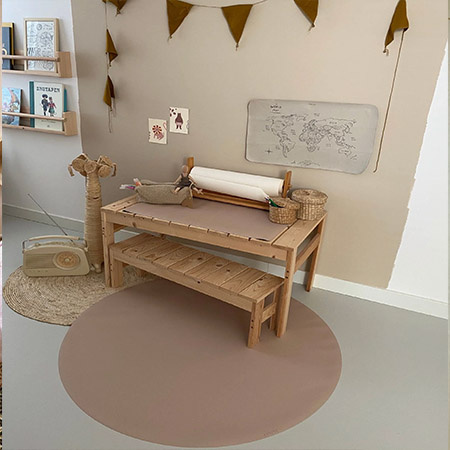 EEVEVE Mata podłogowa Splat mat - Mocha Dark