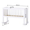 HOPPEKIDS Cradle 40x80 cm, white