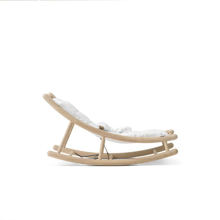 OLIVER FURNITURE Wood baby & toddler rocker, oak/white
