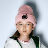 KARL LAGERFELD Kids Czapka dziewczęca z aplikacją kotka z kolorowych kryształków