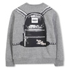 The Marc Jacobs Boy's Sweatshirt with Backpack Print, Gray