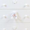 PICCI Nene Dresser changing table white with teddy bear with pink ribbon