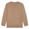 BOSS Kids Sweter chłopięcy z logo coffee