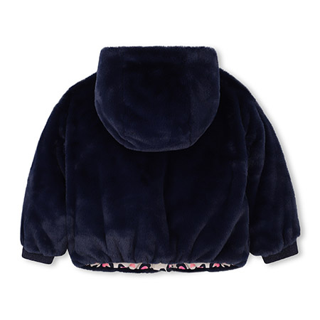BILLIEBLUSH Girls' Reversible Jacket with Hood