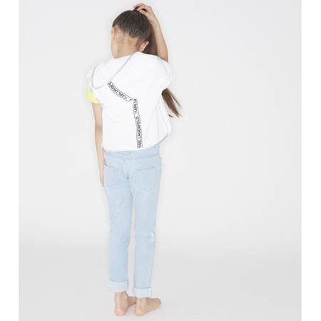 KARL LAGERFELD Kids Top dziewczęcy z kapturem