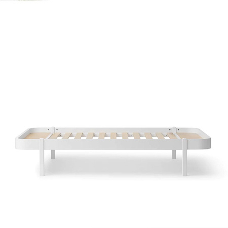 OLIVER FURNITURE WOOD LOUNGER BED 120, WHITE