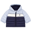 BOSS Kids Baby boys hooded snowsuit in light blue