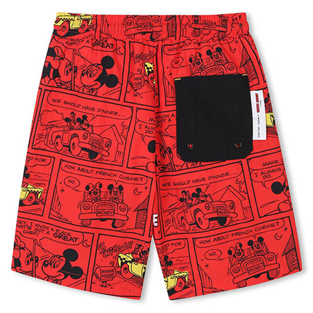 THE MARC JACOBS Spodenki chłopięce kąpielowe MICKEY, czerwone
