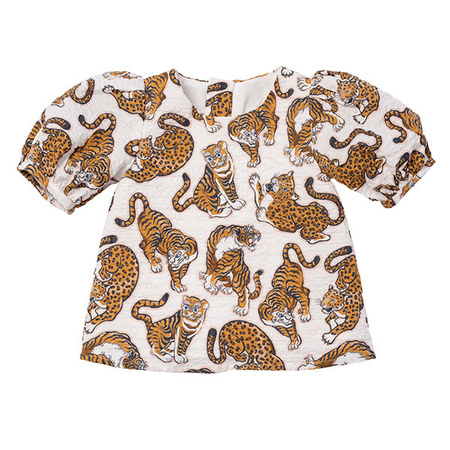 KENZO Kids Girls Tiger print top and leggings