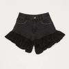 TWINSET Girls woven shorts in black