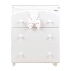 PICCI NANNY Dresser Changing Table White
