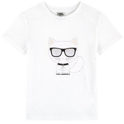 KARL LAGERFELD KIDS Girls short sleeves tee shirt