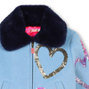 BILLIEBLUSH Girl's blue wool jacket