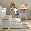 LIFETIME Kidsrooms Cabin Bed incl. Guest Bed and Bed Drawer, white
