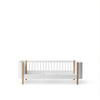 OLIVER FURNITURE WOOD MINI+ JUNIOR BED 68x162 cm, WHITE/OAK