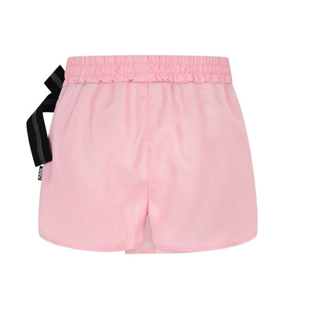 KARL LAGERFELD KIDS Spodenki dziewczęce różowe z kokardą