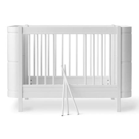  OLIVER FURNITURE Комплект для перетворення: Дерев'яне розкладне ліжко на дитяче кушетку, білий колір