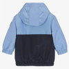 BOSS KIDS Baby boys hooded jacket pale blue and navy