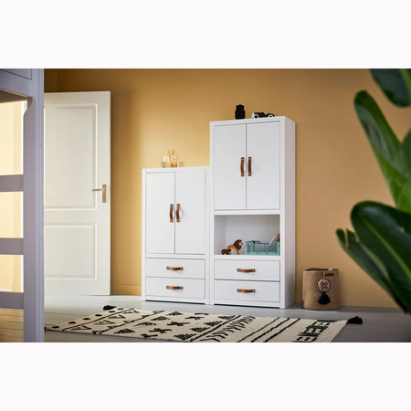 LIFETIME Kidsrooms Drzwi do regału dziecięcego z uchwytami białe