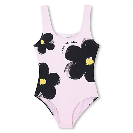 MARC JACOBS Girls pink DAISY swimsuit