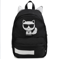 KARL LAGERFELD Kids Black Choupette Rucksack