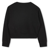 HUGO Bluza dziewczęca z wyhaftowanym logo, black