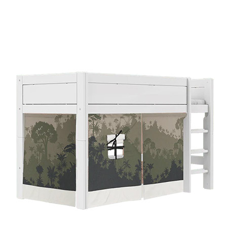 LIFETIME Kidsrooms Kurtyna do łóżka na niskiej antresoli Essence Panda Paradise